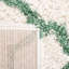 Suez Geometric Ivory/Green Area Rug-1373355131