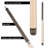 Elite ELBJGY Grey & Maple Break/Jump Pool Cue - 21oz
