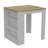 Alameda Kitchen Island, Three Drawers Concealed-294216283