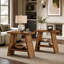 Table d'appoint en bois massif