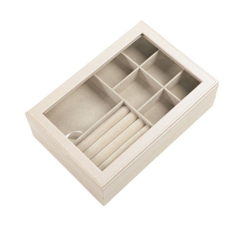 Wood Jewelry Organizer Tray, Gold
