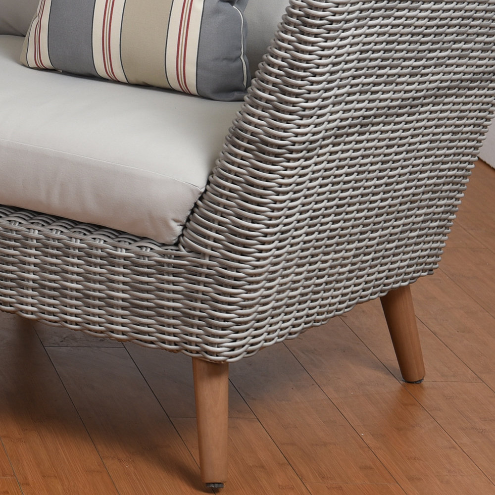 Ferdinand 84" Eucalyptus Patio Sofa