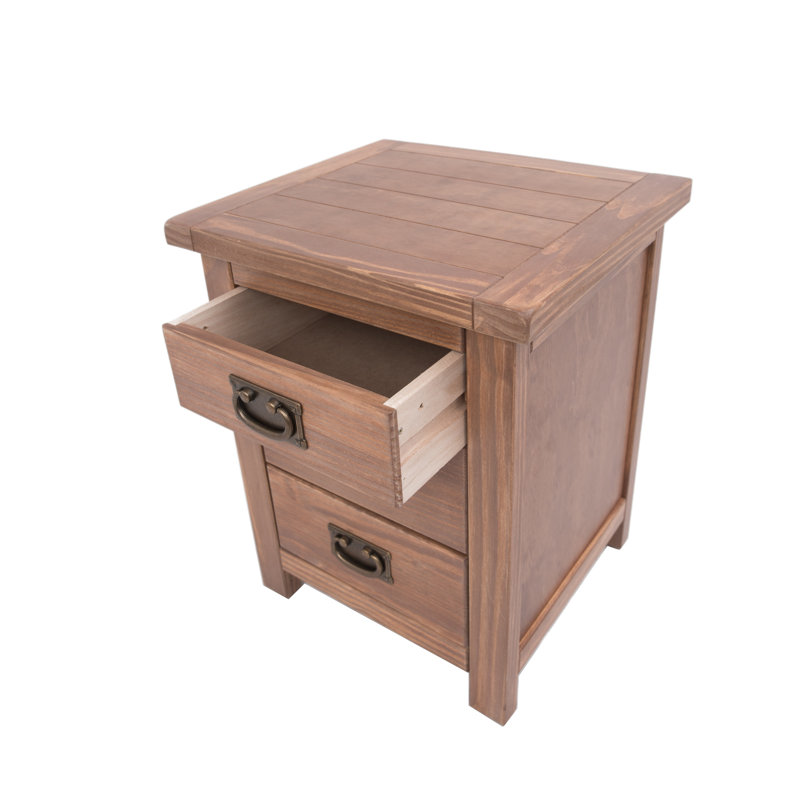 Gibbs 45cm W Plywood / Laminate Board Bedside Table