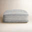 Repose-pieds bleu marine Robina 34 po x 34 po x 16 po