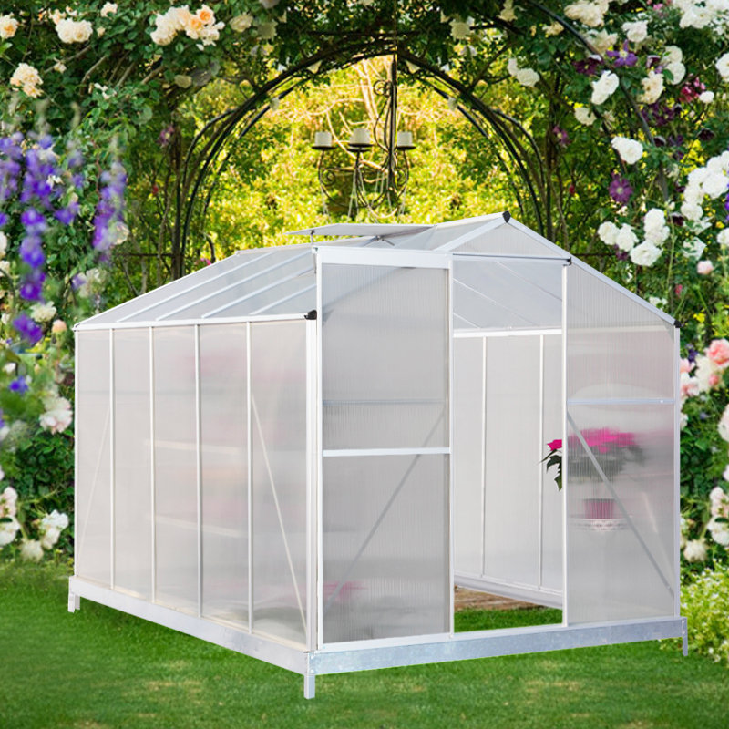 Aiza Greenhouse, 195cm H x 190cm W x 314cm D, White