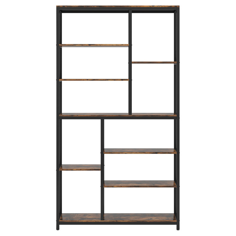 Bibliothèque étagère 78,7 "à 8 niveaux avec 8 tablettes pour le salon, la chambre à coucher