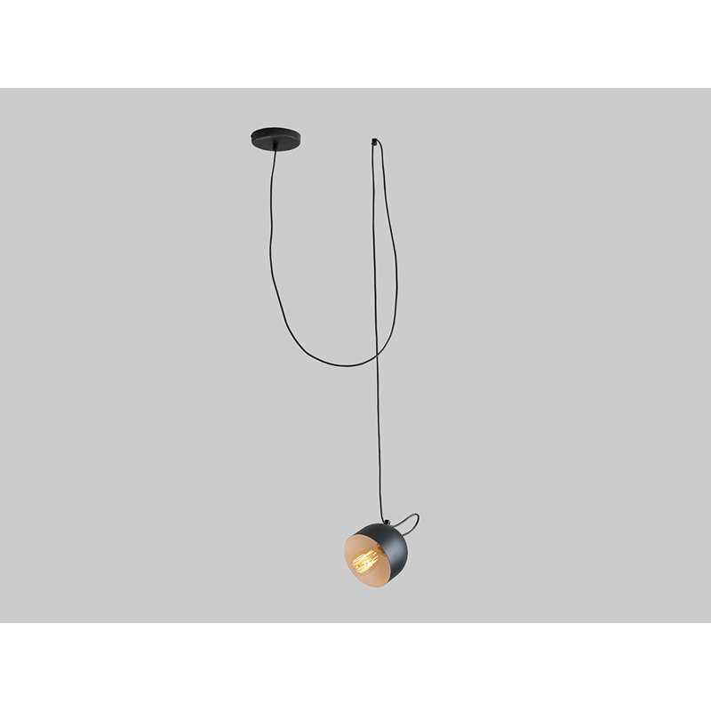 Allan 1 - Light Dome Pendant, Black
