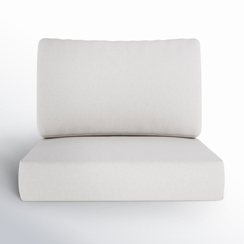Coussin de chaise longue d'extérieur 28,5 po Lani Sunbrella®, Toile toile naturelle Sunbrella®