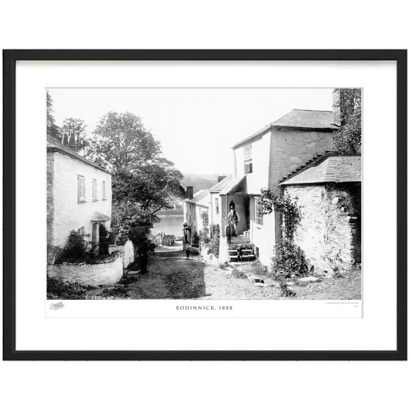 Bodinnick, 1888 - Single Picture Frame Print, 45cm H x 60cm W x 2.3cm D