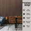 Panneau mural acoustique à 3 côtés en placage de bois véritable - Grille en polyester à lattes insonorisantes pour le salon, le studio ou la salle de musique - Finition naturelle, installation facile