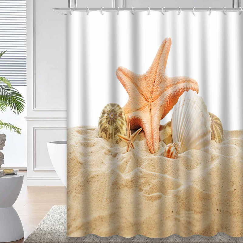 Rideau de douche Sea Star, L 72 po x l 78 po