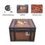 Chaufferette effet grain de bois