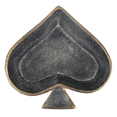 Plateau de coiffeuse en fonte noir 6 po Ace Of Spades