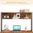 Emarri L-Shaped Stainless Steel Computer Desk-405237553