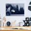 «Gray Wolf Portrait» par Ron Parker, art mural en verre acrylique-1440692593