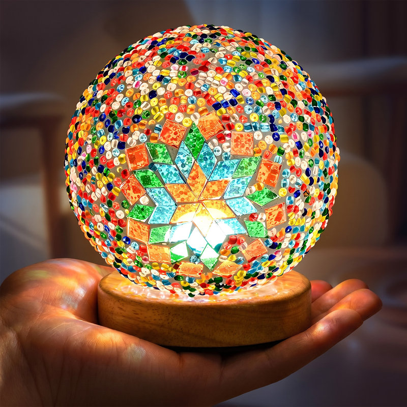 Lampe de table en verre Mosaic, Couleur 2