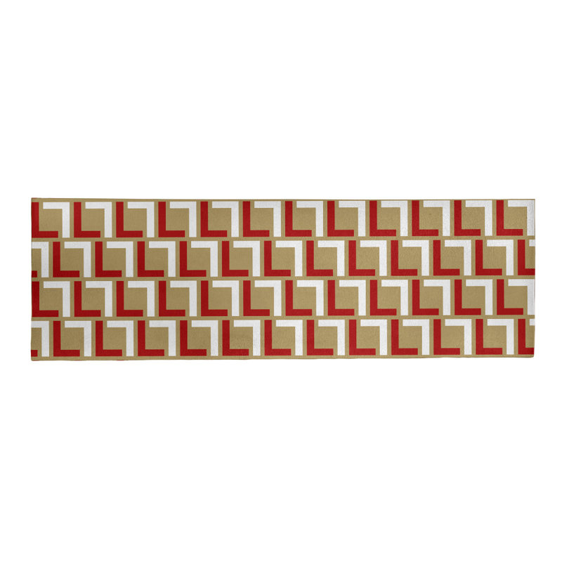 Tapis de couloir beige