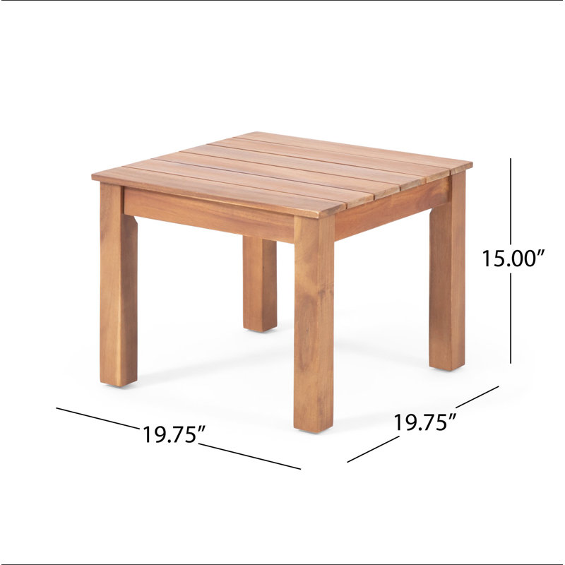 Table d'appoint TEMECULA, Brun