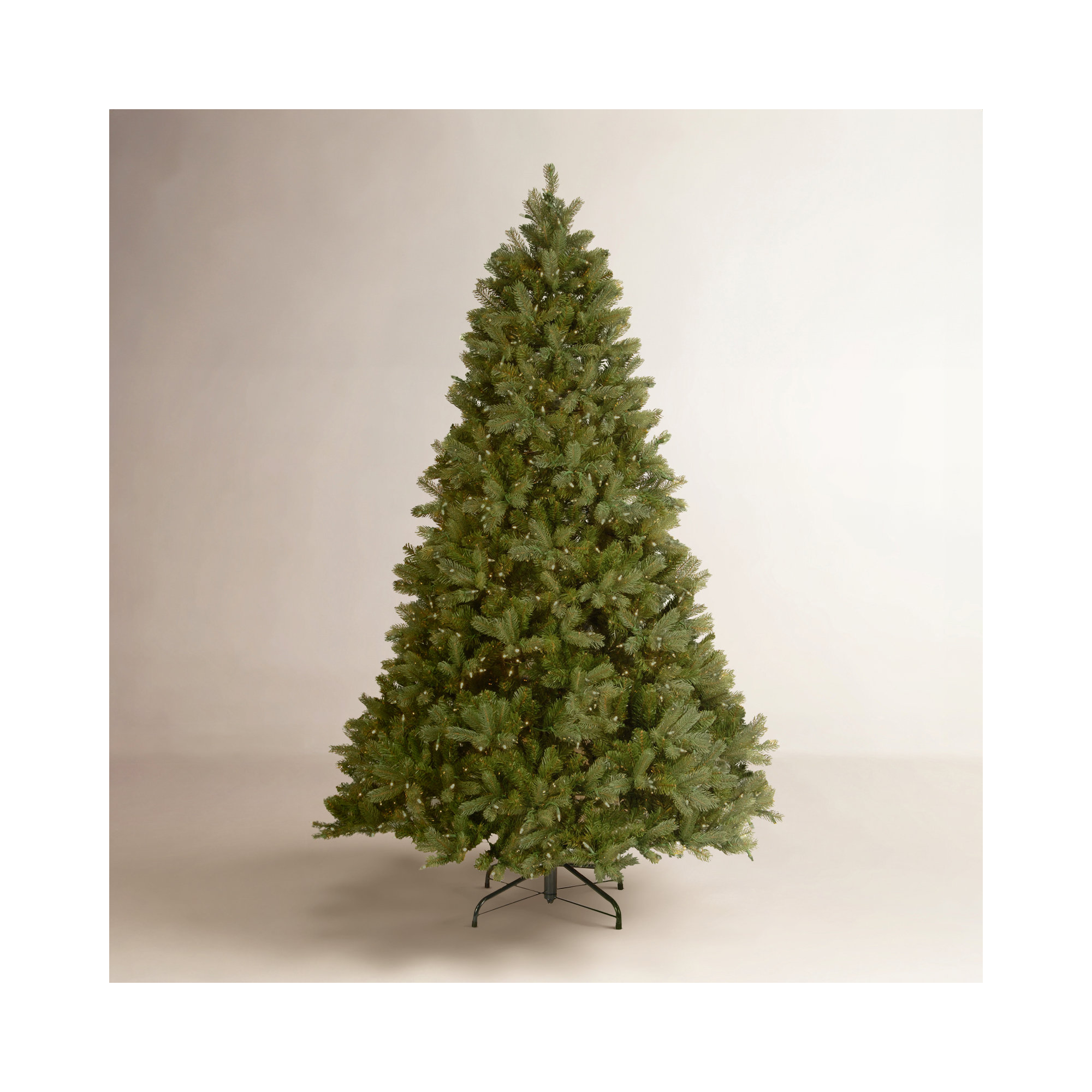 The Holiday Aisle® Downswept DouglasFir Tree with Dual Color LED Lights, 9' H x 71" W, Pre-Lit