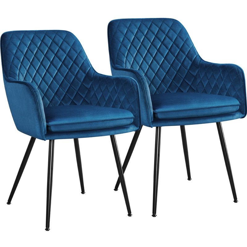  Upholstered Dining Chair, Blue