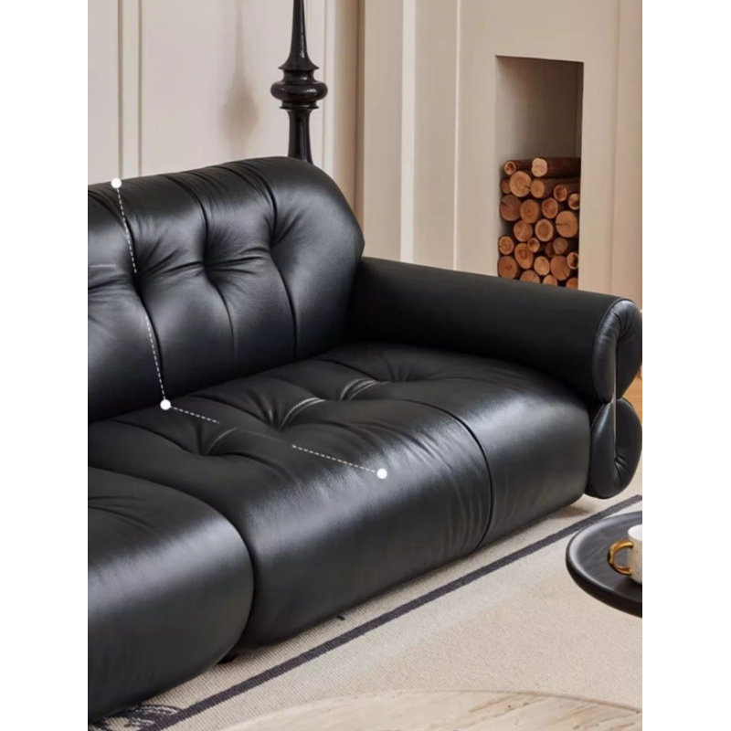 Canapé French French, 3, H 30,71 po x l 100,39 po x P 39,37 po