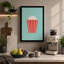 Pop Art Popcorn Modern 1 Piece Wrapped Canvas Wall Art-240206643-240206648