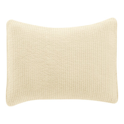 Stonewashed Velvet Cotton Quilted Modern Rustic Pillow Sham