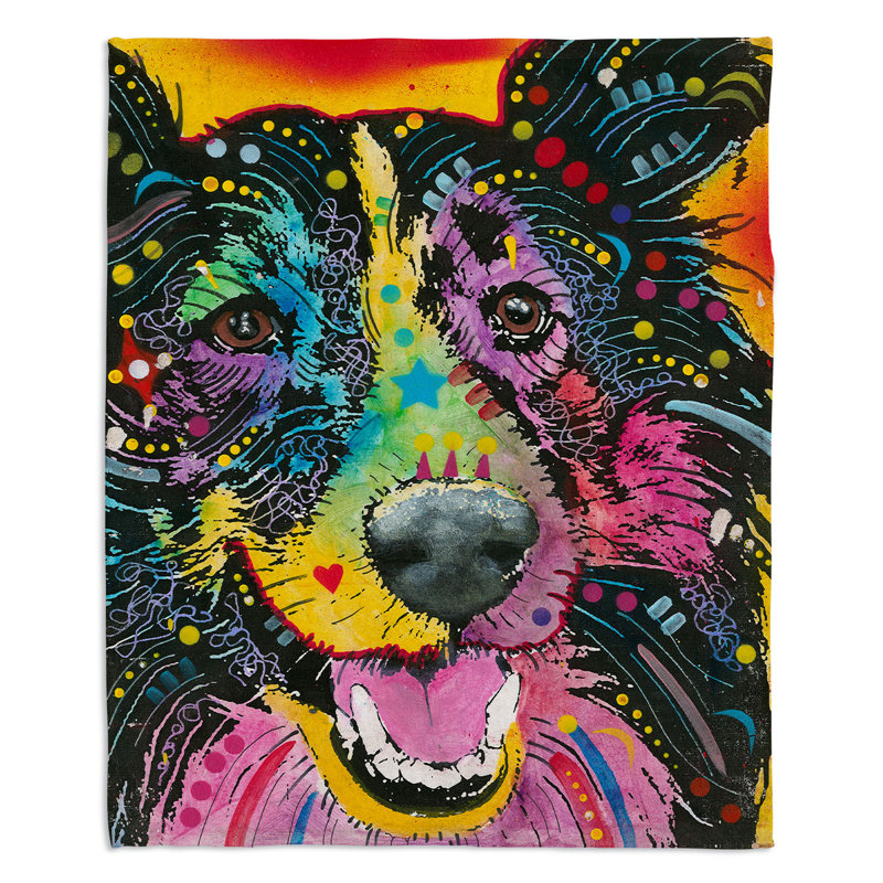 Hand Woven Throw Blanket, 51" x 60"