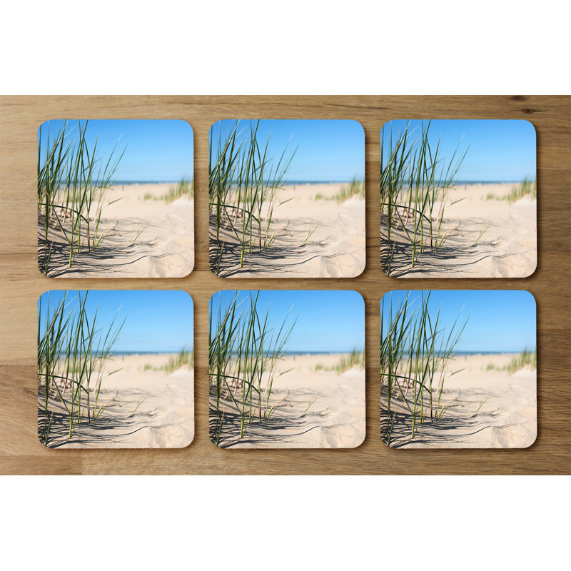 Square 6 Piece Coaster Set