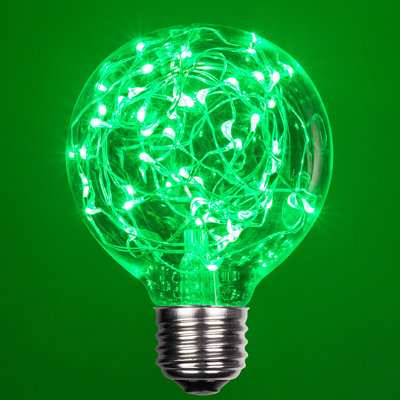 25 Watt Equivalent G80 LED, Non-Dimmable Light Bulb E26/Medium (Standard) Base