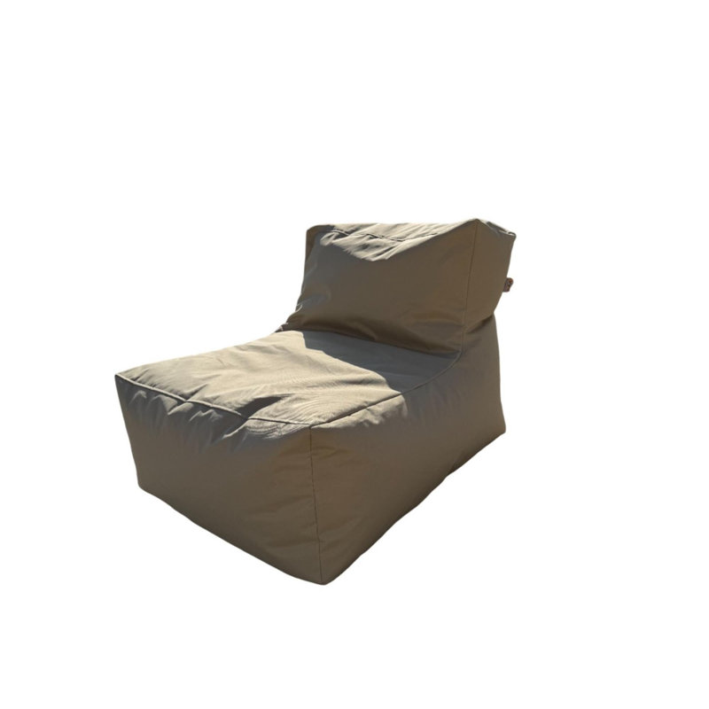 Premium Bean Bag Chair, Beige, 29.5 x 27.6 x 37.4 inches | 100% Polyester with Waterproof Fabric, Removable Zipped Cover, Filled with Recycled EPS Foam | Comfortable Seating for Living Room, Playroom & More