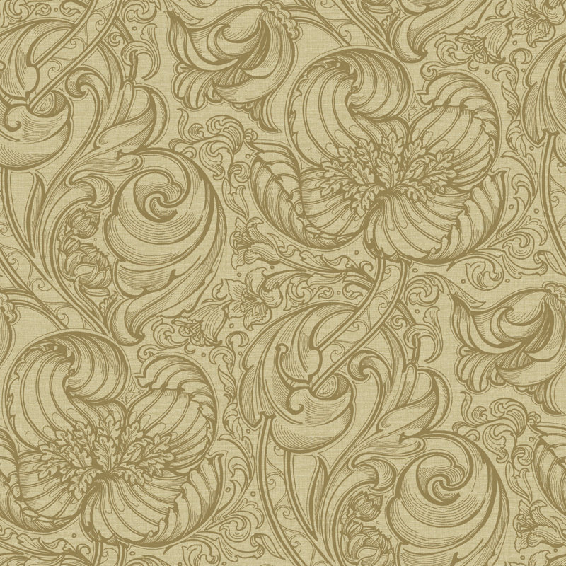 Llewelyn-Bowen Off The Wall Down the Dilly 3D Embossed, Yellow