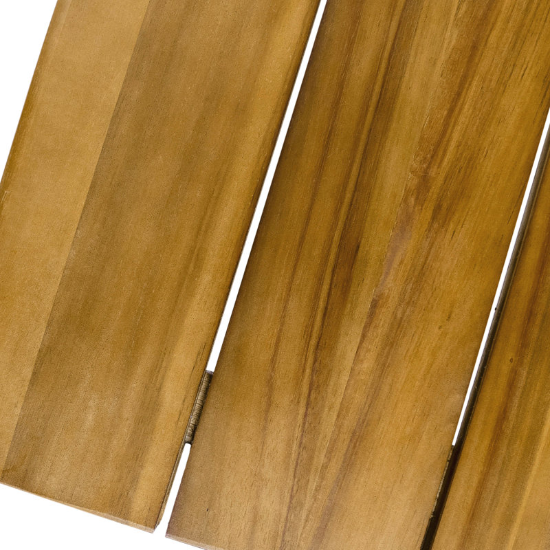 Table d'extérieur en bois industriel - Fabrication en fer et finition pour un bar rustique