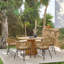 Hopley Rectangular 7 - Piece 6 - Person 120Cm L Outdoor Dining Set-1378448677-1378448676