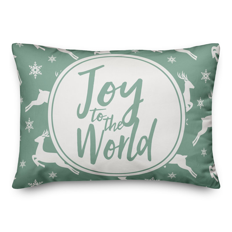Coussin Joy to the World