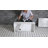 32" V-Shaped Stone Resin Sink with Integrated Towel Bar, Wall-Mounted Floating Bathroom Sink-116480833