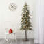 Lighted Artificial Pine Christmas Tree-736746083