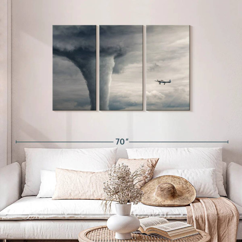 Alvord la tempête, H 28 po x l 45 po