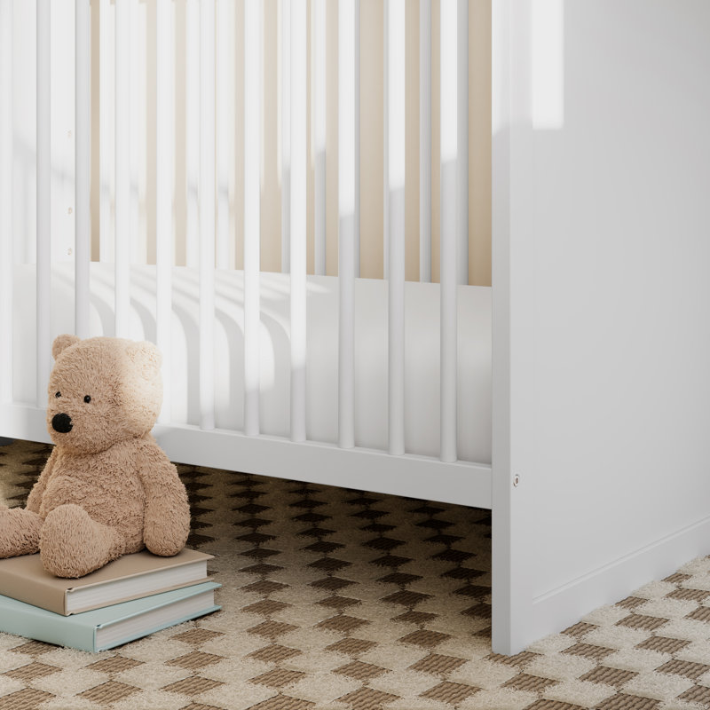Lit de bébé convertible 3-en-1 Calabasas, Blanc