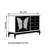 Retro Butterfly Sideboard
