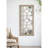 28"X59" Rectangular Mirror, Distressed White Decorative Frame, Vertical Or Horizontal Hanging, Panel Mirror With Ornamental Vertical/Horizontal Mount,