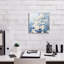  «Dogwood Blossoms 1 Indigo» par James Wiens, art mural sur toile, 12 po x 12 po-893253248