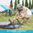 Assemble-Free Chaise Lounge Outdoor, Aluminum Outdoor Chaise Lounge Set of 2 , Patio Lounger Poolside Lay Flat Sunbathing Adjustable Backrest Pool Lounge Chair-48328148