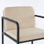Ensemble de 2 tabourets de bar rembourrés à hauteur de comptoir avec accoudoirs, structure en métal et siège rembourré, chaise de salle à manger confortable-475297168