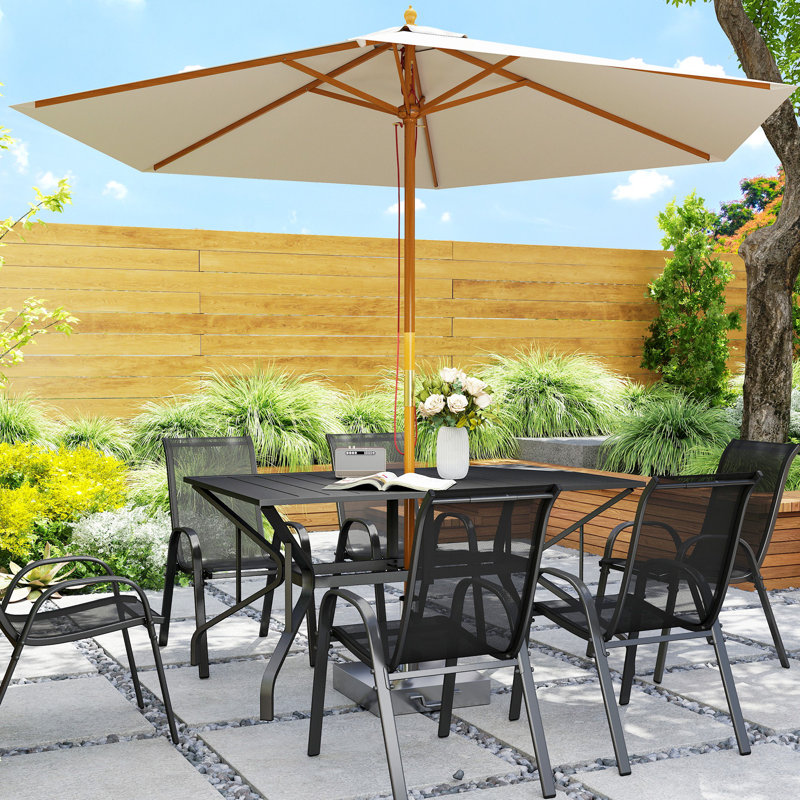 Auja Outdoor Table, Black
