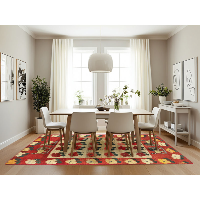 Ilir Floral Indoor Rug, Rectangle 7' x 10'