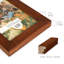 Ensemble de 8 draps muraux en bois 8 "x 6" verts-90544510