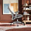 Chaise de bureau ergonomique à haut dossier en filet avec soutien lombaire dynamique - 32,3 po de hauteur-1941424738-1941424740