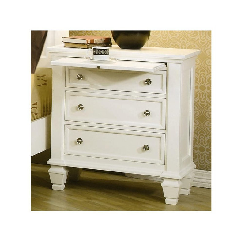 Barret 29'' W Nightstand, White