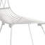 Chaise d'appoint en métal Samir